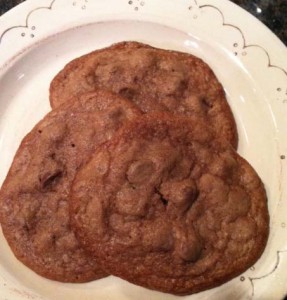 Nutella Chocolate Chip Cookies