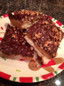 Incredibly Rich Fudge and Nut Shortbread