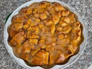 Pumpkin Cinnamon Roll French Toast Bake